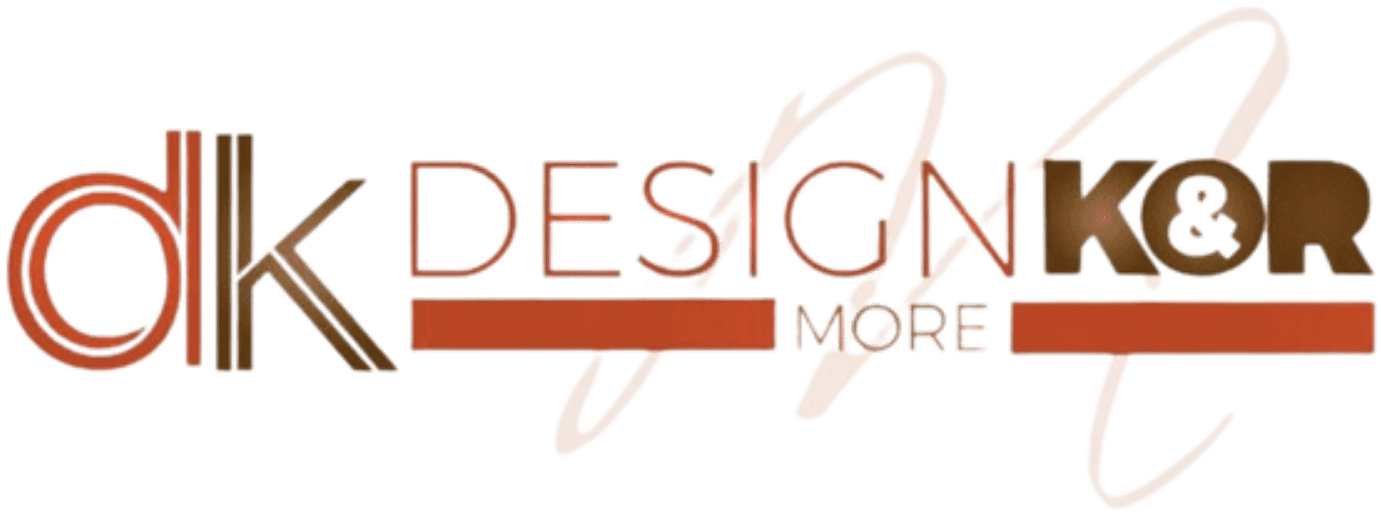 Dk design & more logo.